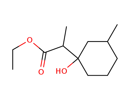 3-hydroxy-<i>m</i>-menthan-9-oic acid ethyl ester