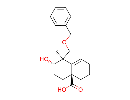 (1R,2S,4aS)-1-Benzyloxymethyl-2-hydroxy-1-methyl-1,3,4,5,6,7-hexahydro-2H-naphthalene-4a-carboxylic acid