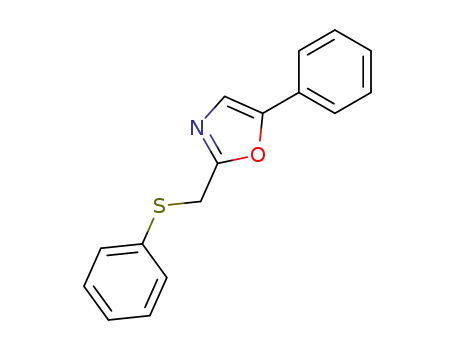 5-phenyl-2-phenylsulfanylmethyl-oxazole