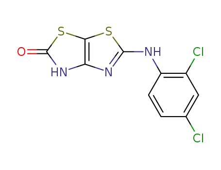 5-(2,4-dichloro-anilino)-3<i>H</i>-thiazolo[4,5-<i>d</i>]thiazol-2-one