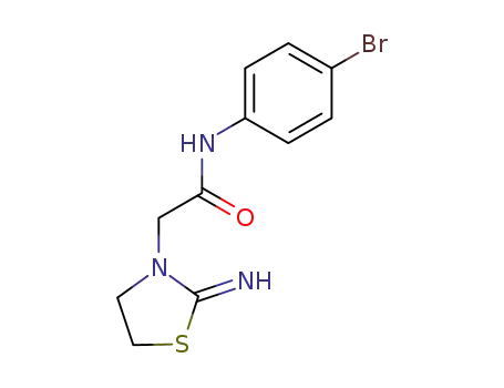 3-Thiazolidineacetamide, N-(4-bromophenyl)-2-imino-
