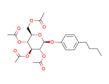 (4-butyl-phenyl)-(tetra-<i>O</i>-acetyl-β-D-glucopyranoside)