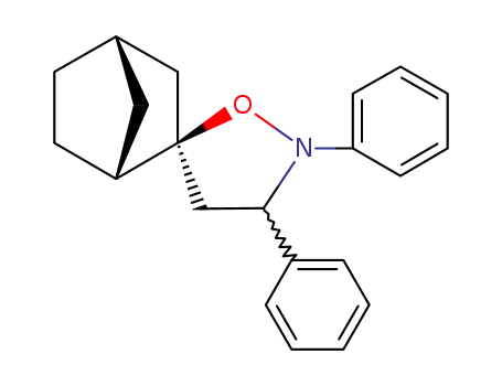 2',3'ξ-diphenyl-(3<i>exo</i><i>O</i>,5'<i>r</i>'<i>C</i><sup>1</sup>)-spiro[bicyclo[2.2.1]heptane-2,5'-isoxazolidine]