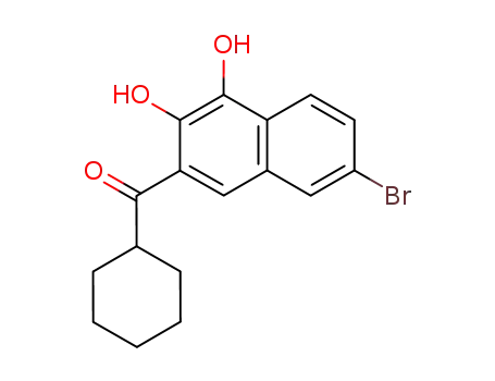 Methanone, (7-bromo-3,4-dihydroxy-2-naphthalenyl)cyclohexyl-