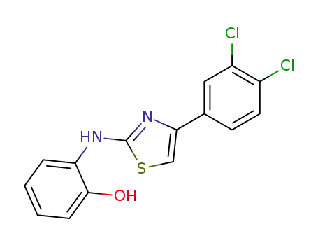 2-[4-(3,4-dichloro-phenyl)-thiazol-2-ylamino]-phenol