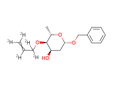 Benzyl-2,6-didesoxy-4-O-(perdeuteroallyl)-α-L-ribo-hexopyranosid
