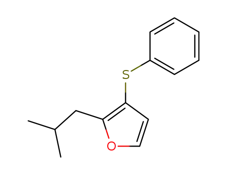 Furan, 2-(2-methylpropyl)-3-(phenylthio)-