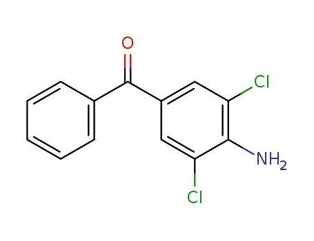 Molecular Structure of 193140-41-9 (Methanone, (4-amino-3,5-dichlorophenyl)phenyl-)