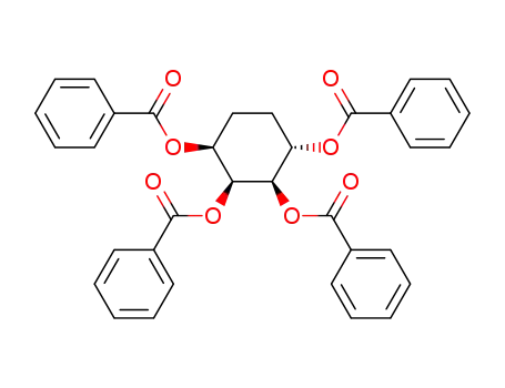 (+/-)-1<i>r</i>,2<i>c</i>,3<i>c</i>,4<i>t</i>-tetrakis-benzoyloxy-cyclohexane