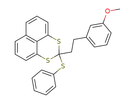 2-(2-m-methoxyphenylethyl)-2-phenylthionaphtho<1,8-de>-1,3-dithiin