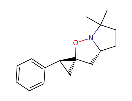 (1R*,2R*,3'aS*)-2-Phenyl-6',6'-dimethyl-hexahydrospiro<cyclopropane-1,2'-pyrrolo<1.2-b>isoxazole>