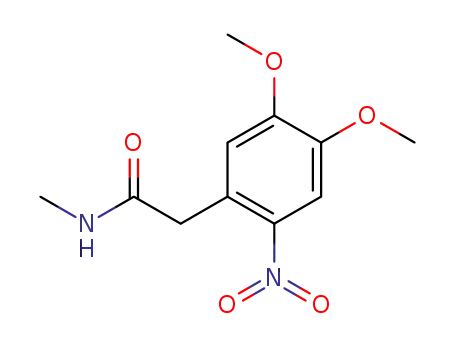 N-Methyl-(2-nitro-4.5-dimethoxyphenyl)-acetamid