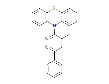Molecular Structure of 81820-03-3 (10-(4-Methyl-6-phenyl-pyridazin-3-yl)-10H-phenothiazine)