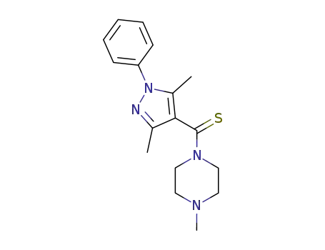Piperazine,
1-[(3,5-dimethyl-1-phenyl-1H-pyrazol-4-yl)thioxomethyl]-4-methyl-