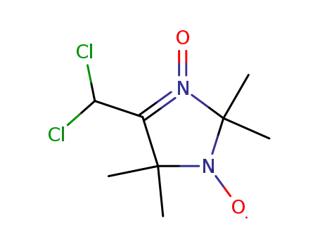 4-dichloromethyl-2,2,5,5-tetramethyl-3-imidazoline-3-oxide-1-oxyl