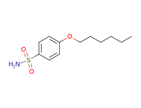 Molecular Structure of 1145-46-6 (Benzenesulfonamide, 4-(hexyloxy)-)