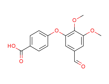4-(5-formyl-2,3-dimethoxy-phenoxy)-benzoic acid