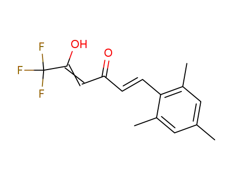 1,1,1-trifluoro-2-hydroxy-5-(2,4,6-trimethylbenzylidene)pent-2-en-4-one