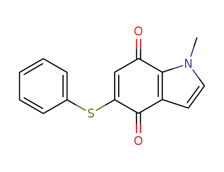 1-Methyl-5-phenylsulfanyl-1H-indole-4,7-dione
