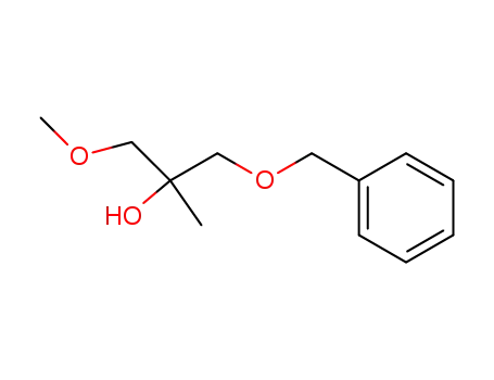 Molecular Structure of 58021-03-7 (2-Propanol, 1-methoxy-2-methyl-3-(phenylmethoxy)-)