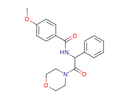 Benzamide, 4-methoxy-N-[2-(4-morpholinyl)-2-oxo-1-phenylethyl]-