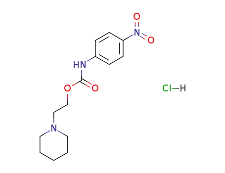 (4-nitro-phenyl)-carbamic acid-(2-piperidino-ethyl ester); hydrochloride