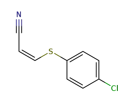 3<i>c</i>-(4-chloro-phenylsulfanyl)-acrylonitrile