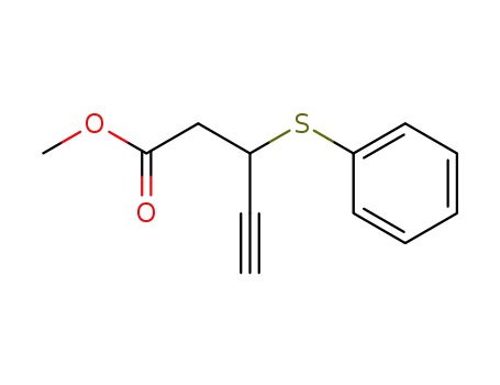 4-Pentynoic acid, 3-(phenylthio)-, methyl ester