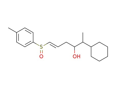 (E)-2-Cyclohexyl-6-(toluene-4-sulfinyl)-hex-5-en-3-ol