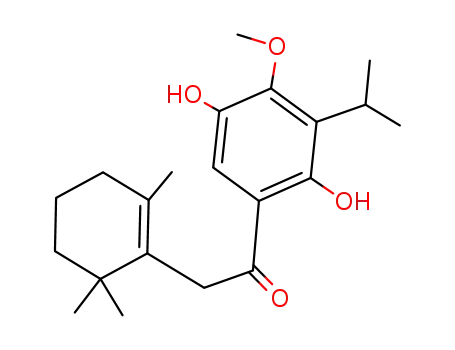 1-(2,5-Dihydroxy-3-isopropyl-4-methoxy-phenyl)-2-(2,6,6-trimethyl-cyclohex-1-enyl)-ethanone