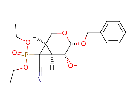 Benzyl-3,4-<diethyl-(cyanomethylen)phosphonat>-3,4-didesoxy-β-L-arabinopyranosid