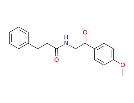 3-phenyl-propionic acid-(4-methoxy-phenacylamide)