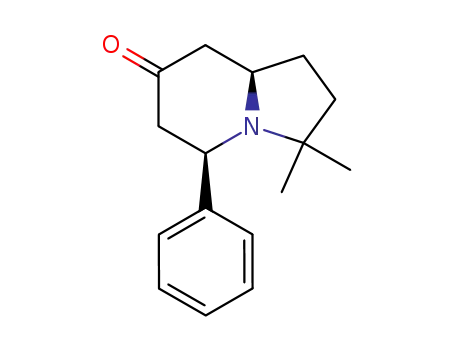 (5S*,8aS*)-3,3-Dimethyl-5-phenyloctahydroindolizin-7-one