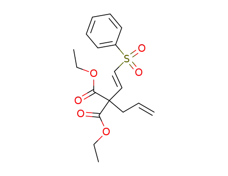 diethyl allyl<(E)-2-(phenylsulfonyl)vinyl>malonate