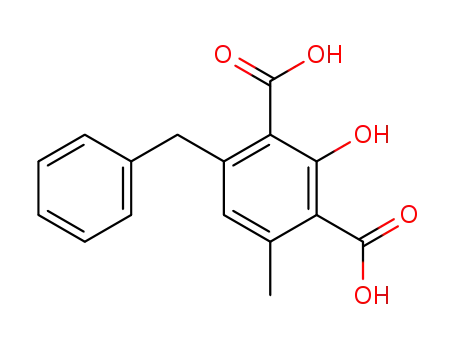 4-benzyl-2-hydroxy-6-methyl-isophthalic acid