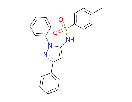 Benzenesulfonamide, N-(1,3-diphenyl-1H-pyrazol-5-yl)-4-methyl-