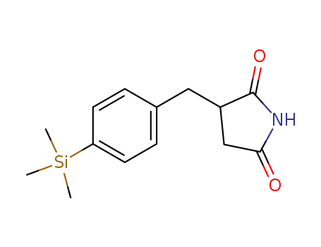 3-(4-Trimethylsilanyl-benzyl)-pyrrolidine-2,5-dione