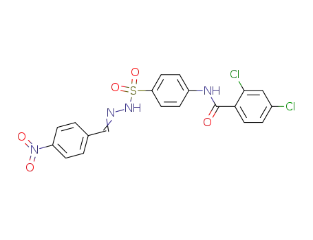 Molecular Structure of 89564-84-1 (C<sub>20</sub>H<sub>14</sub>Cl<sub>2</sub>N<sub>4</sub>O<sub>5</sub>S)