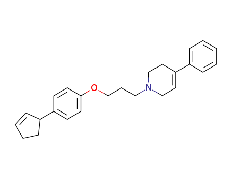 Pyridine,
1-[3-[4-(2-cyclopenten-1-yl)phenoxy]propyl]-1,2,3,6-tetrahydro-4-phenyl-