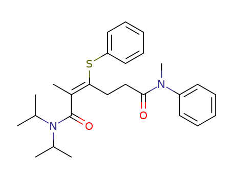 (E)-4-(phenylthio)-5-(N,N-diisopropylcarbamoyl)-N-methyl-N-phenyl-4-hexenamide