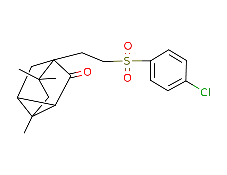 5-<2-<(p-chlorophenyl)sulfonyl>ethyl>-2,4,4-trimethyltricyclo<3.2.1.0<sup>2,7</sup>>octan-6-one
