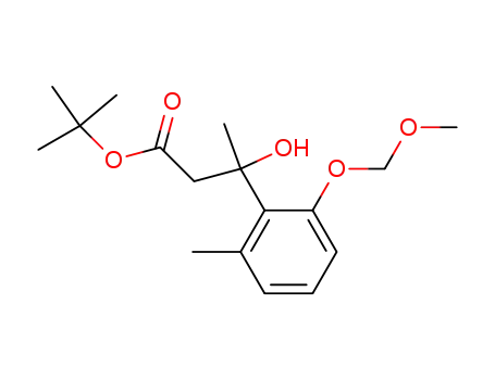 3-Hydroxy-3-(2-methoxymethoxy-6-methyl-phenyl)-butyric acid tert-butyl ester
