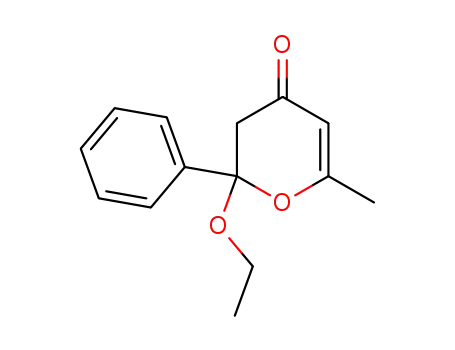 2-Ethoxy-6-methyl-2-phenyl-2,3-dihydro-4H-pyran-4-one