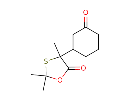 2,2,4-Trimethyl-4-(3-oxocyclohexyl)-1,3-oxathiolan-5-one