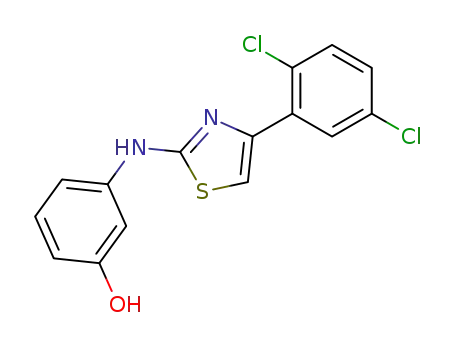 3-[4-(2,5-dichloro-phenyl)-thiazol-2-ylamino]-phenol