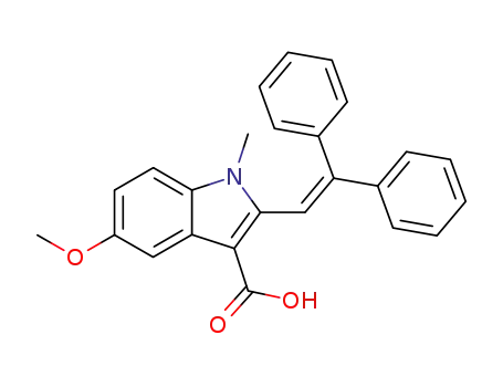 2-(2,2-Diphenyl-vinyl)-5-methoxy-1-methyl-1H-indole-3-carboxylic acid