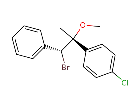 1-((1R,2R)-2-Bromo-1-methoxy-1-methyl-2-phenyl-ethyl)-4-chloro-benzene
