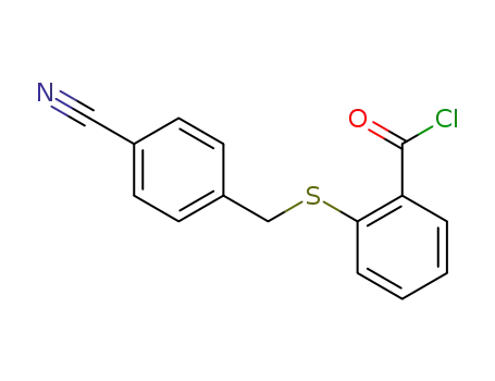 2-(4-cyano-benzylsulfanyl)-benzoyl chloride