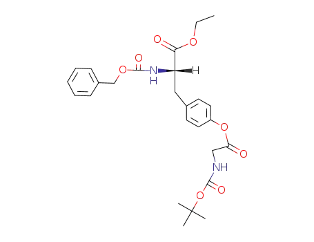 L-Tyrosine,
O-[N-[(1,1-dimethylethoxy)carbonyl]glycyl]-N-[(phenylmethoxy)carbonyl]-
, ethyl ester