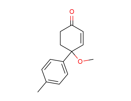 4-Methoxy-4-p-tolyl-cyclohex-2-enone